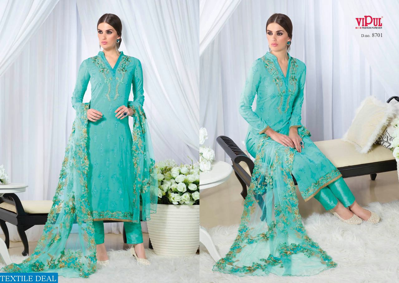 Vipul Dcat-87 Wholesale Trendy Straight long Suits catalog